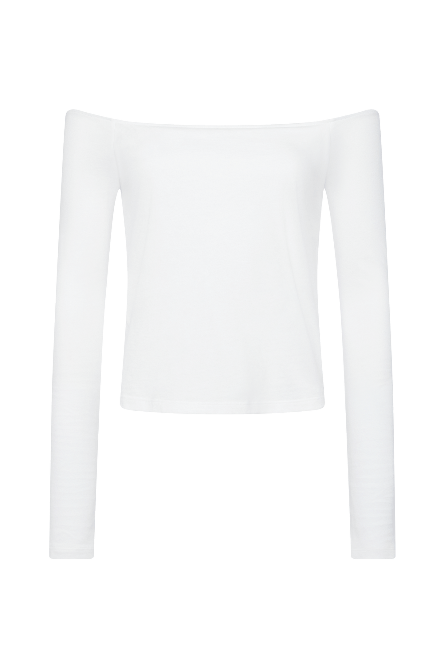 Ease Long Sleeve Top | White