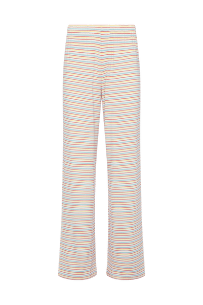 Boyfriend Stripe Pant | Sky Lemon Stripe