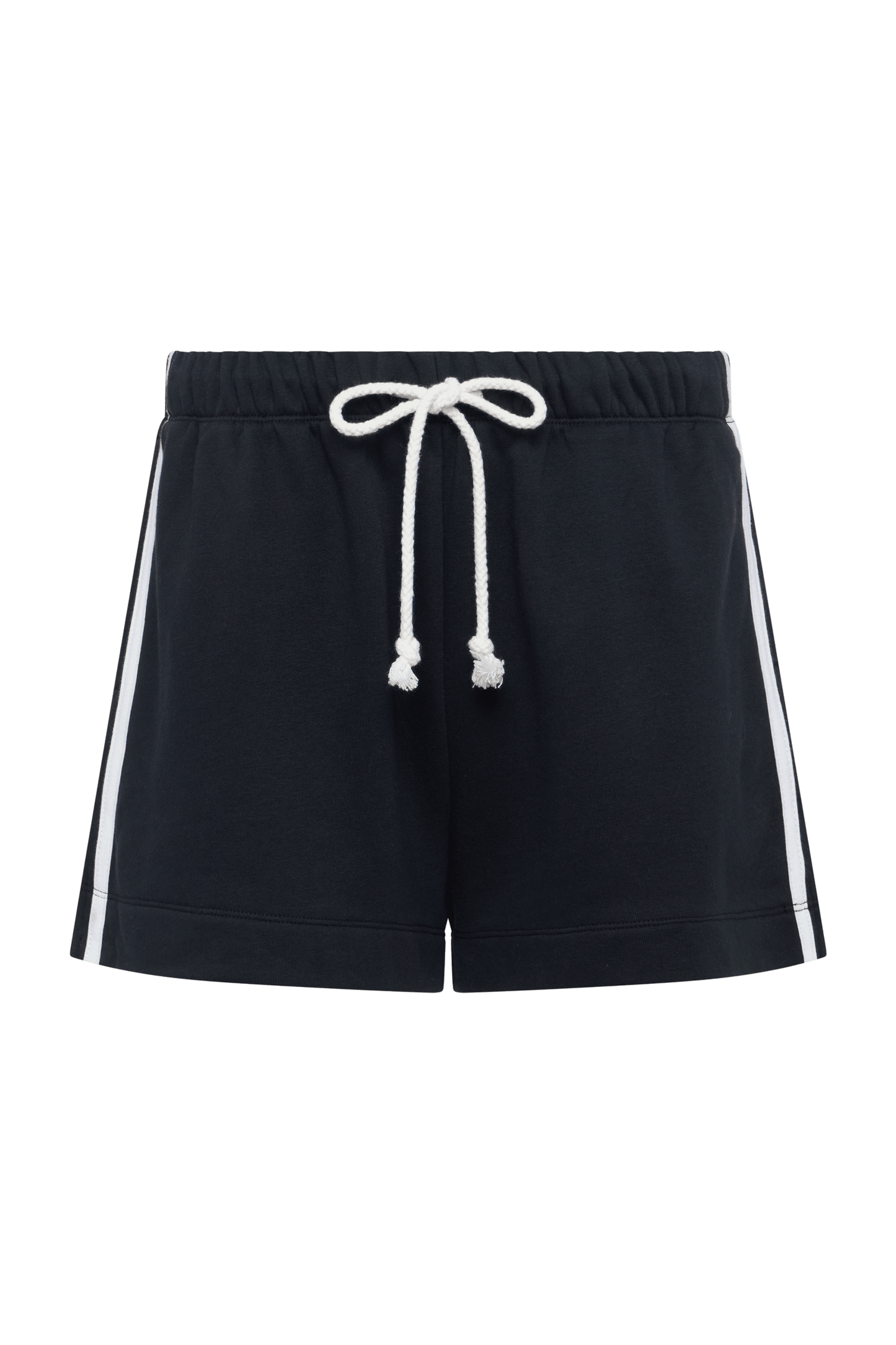 French Terry Track Short | Black