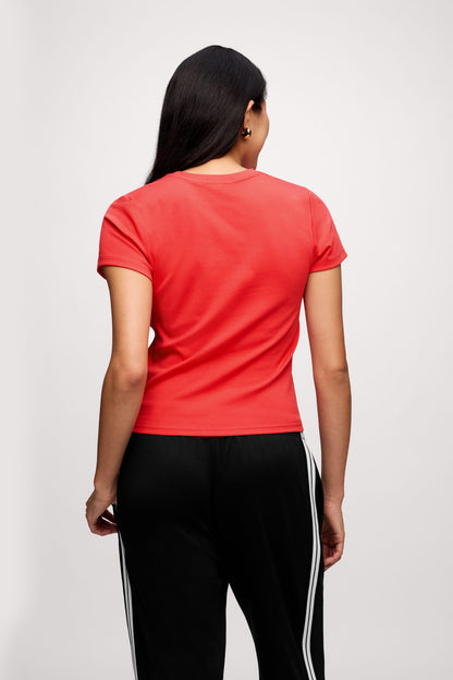 Shrunken Tee | Hibiscus