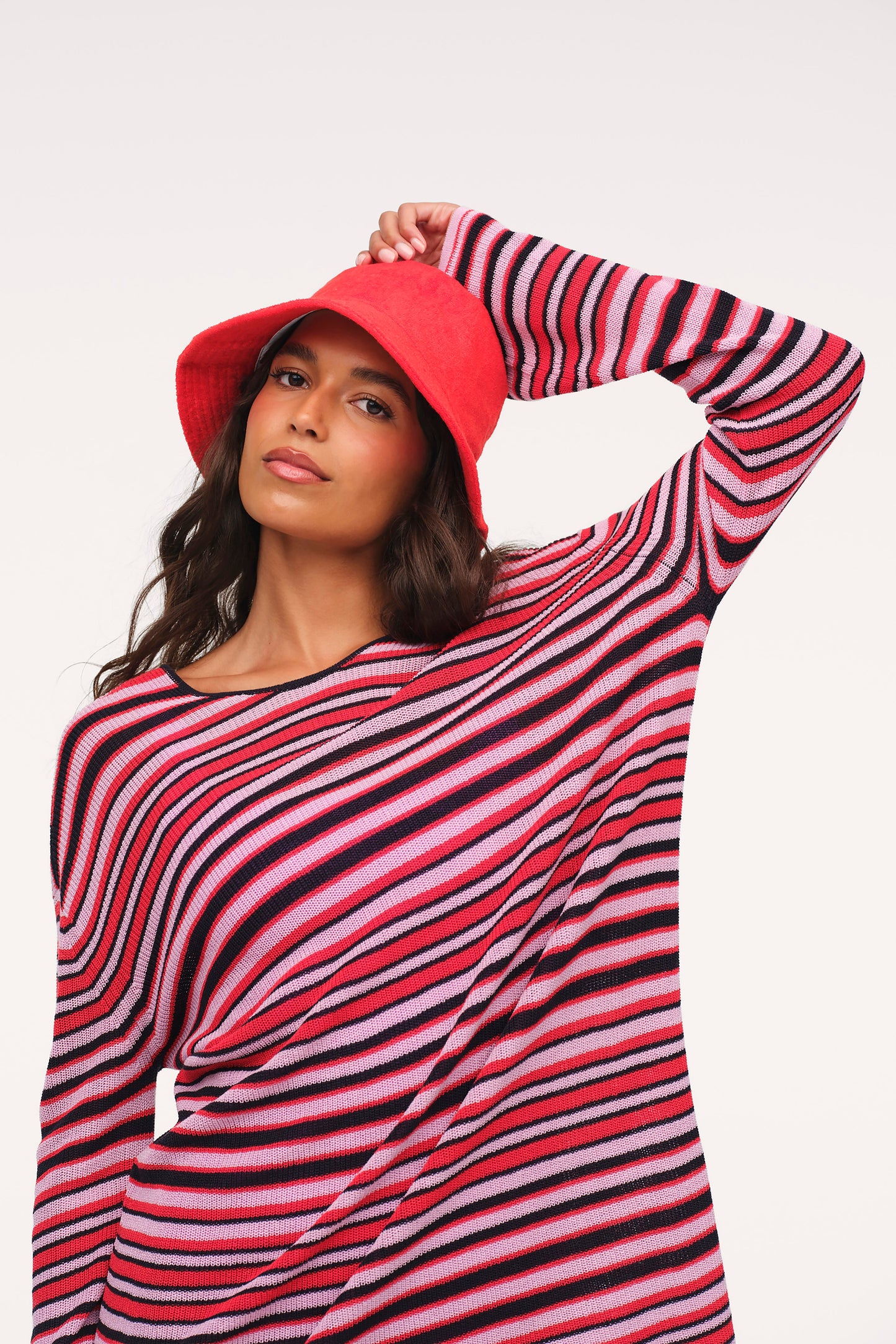 Coastal Cover Up | Wisteria Stripe