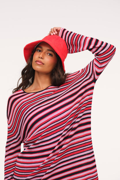 Coastal Cover Up | Wisteria Stripe