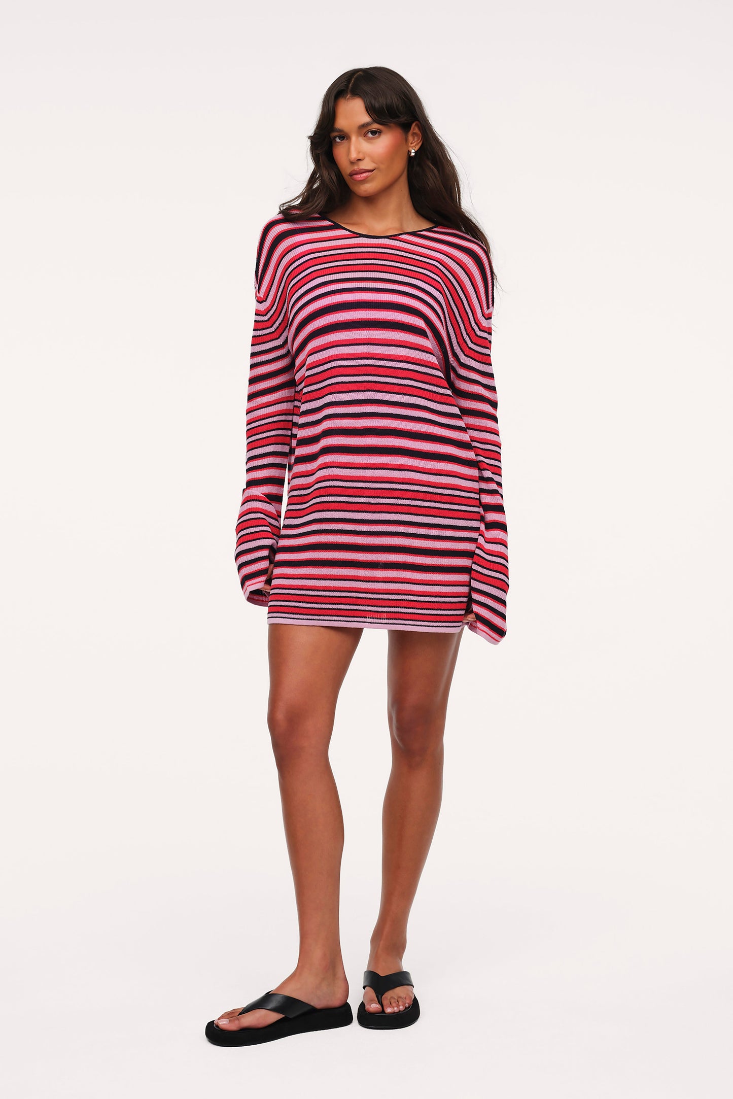 Coastal Cover Up | Wisteria Stripe