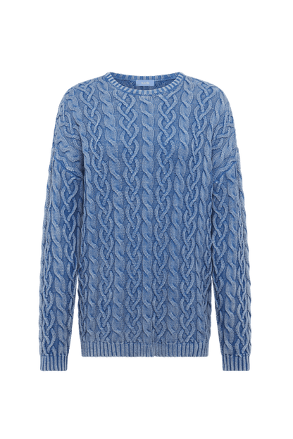 Lightweight Cable Sweater | Harbor