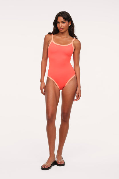 Scoop Neck One Piece | Papaya