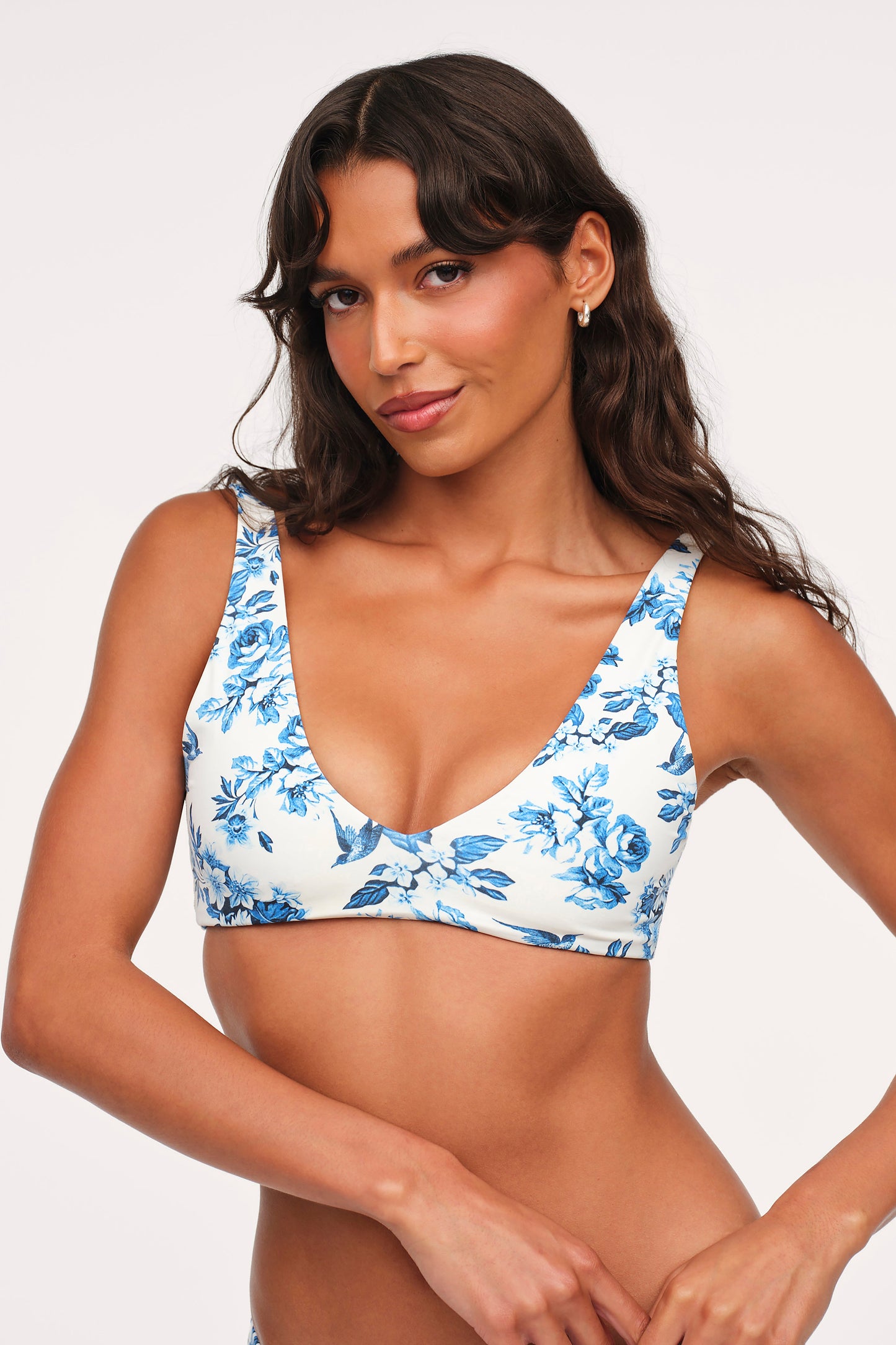 Plunge Bikini Top | Tidal Toile