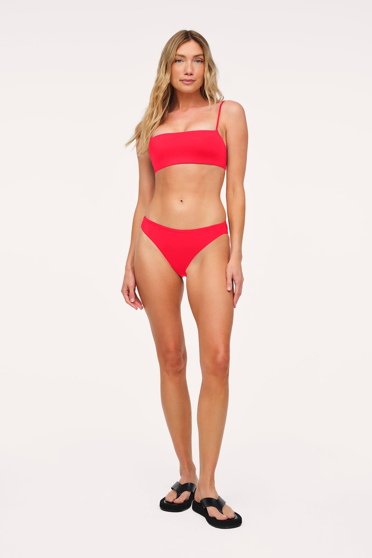 Bandeau Bikini Top | Smooth Cayenne