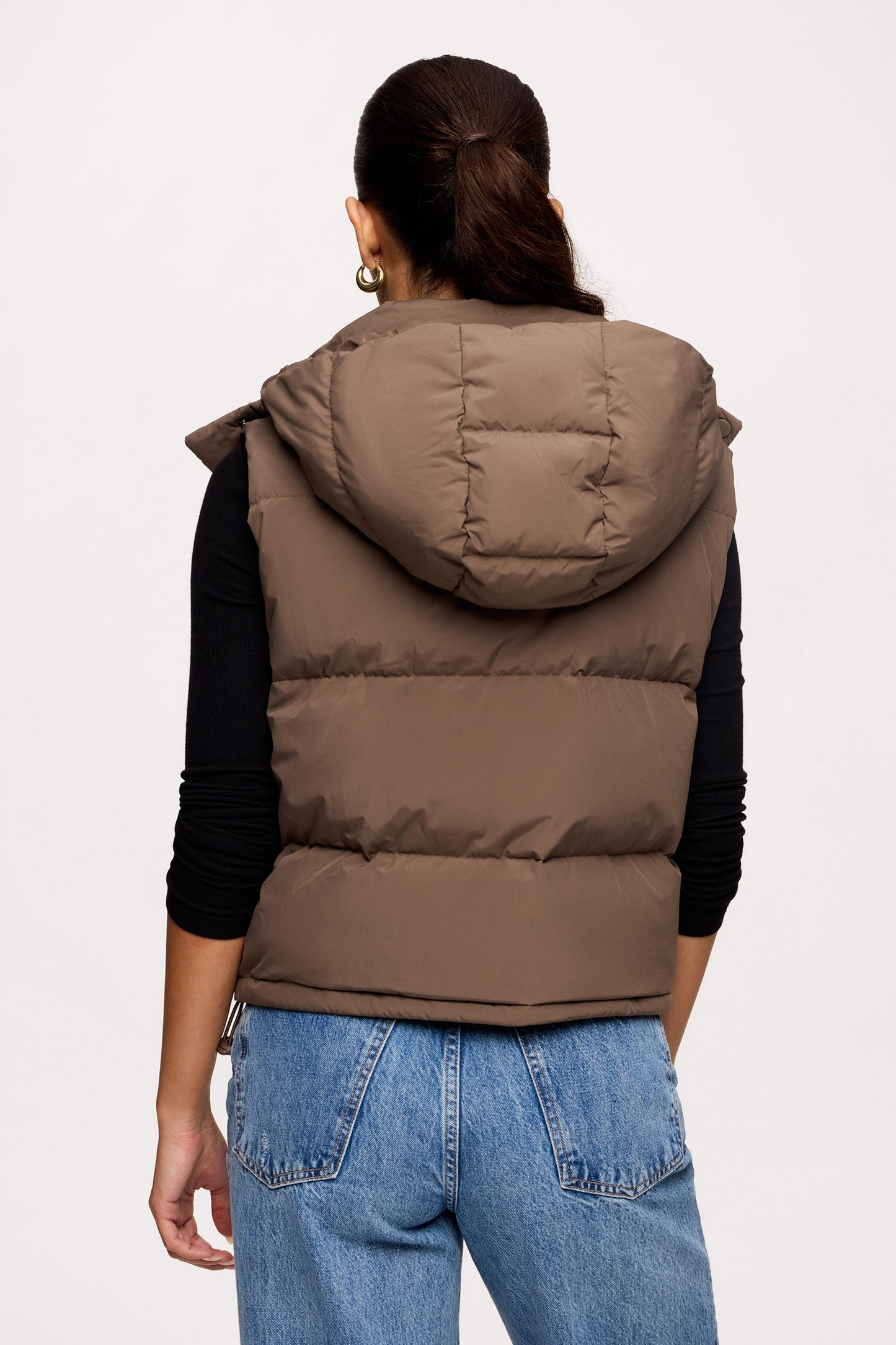 Peak Puffer Vest | Mocha