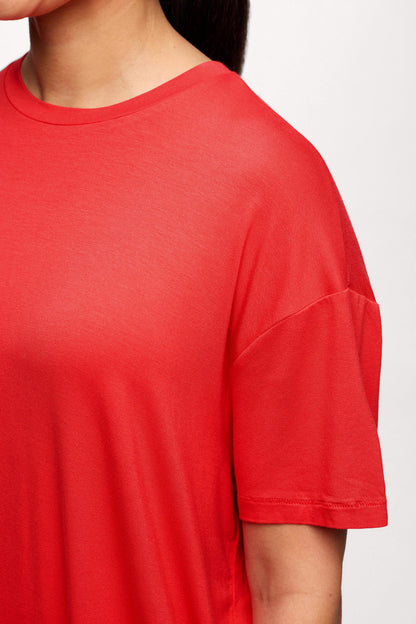 Boyfriend Pajama Tee | Hibiscus