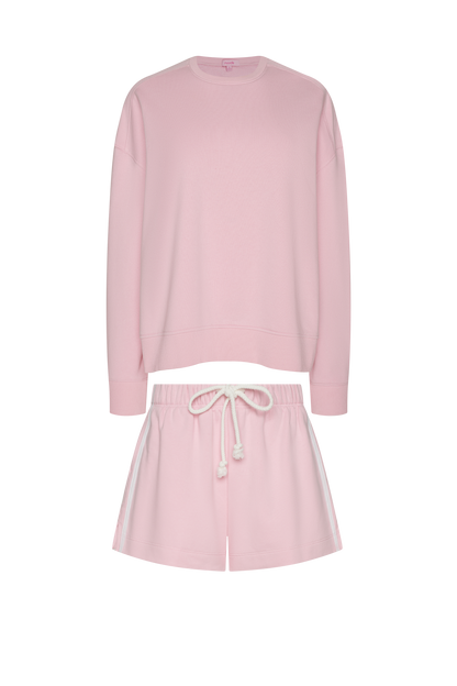 French Terry Track Short Set | Bon Bon