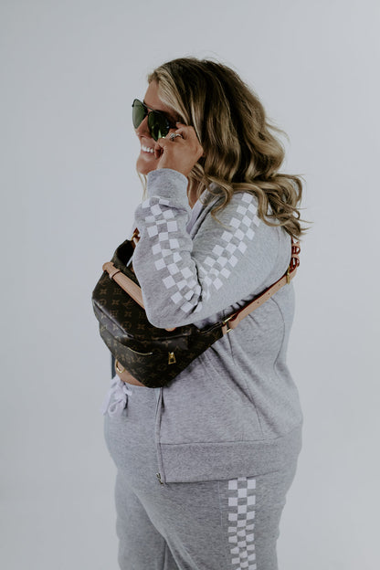 Fast Pace Zip Up Hoodie, Grey