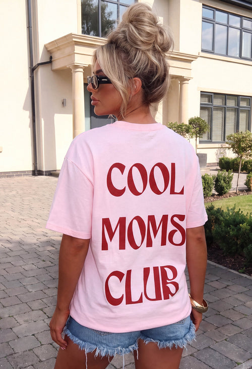 Cool Mom's Club Pink Graphic T-shirt