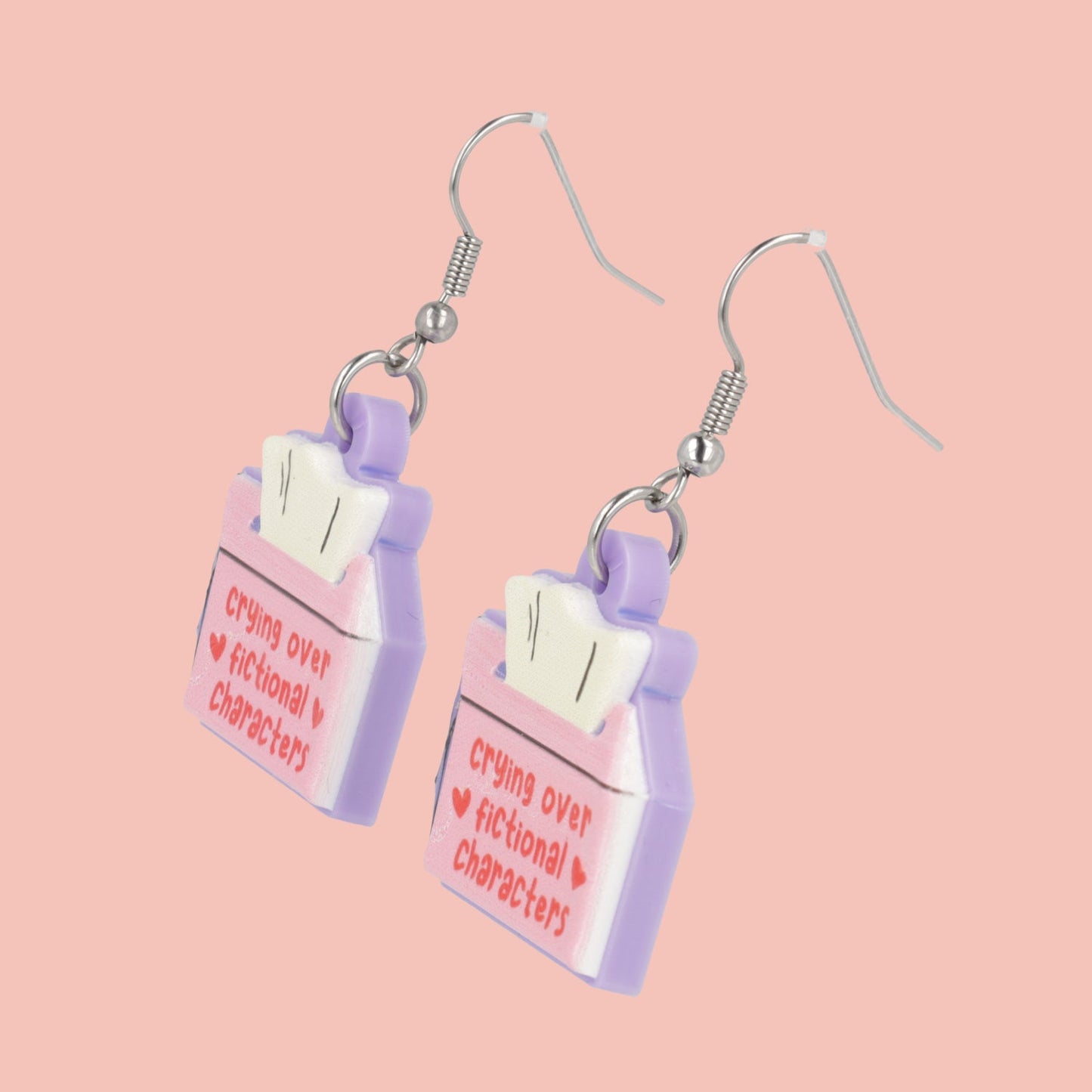 Crying Over Fictional Characters Earrings