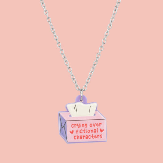 Crying Over Fictional Characters Necklace