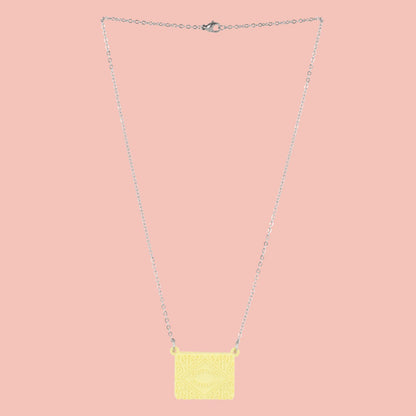 Custard Cream Biscuit Necklace