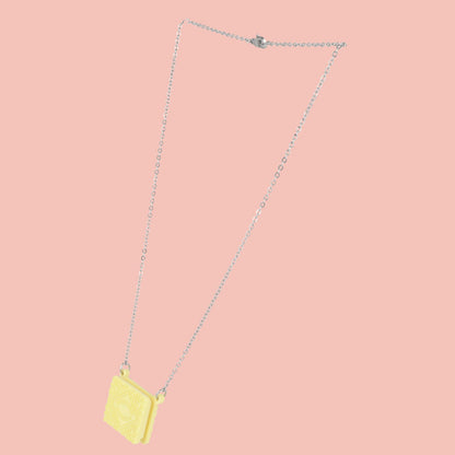 Custard Cream Biscuit Necklace