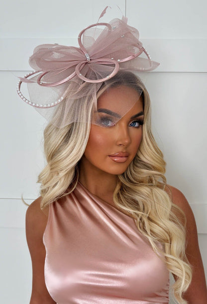 Eternity Pink Fascinator