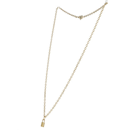 Dainty Padlock Necklace (Gold Plated)