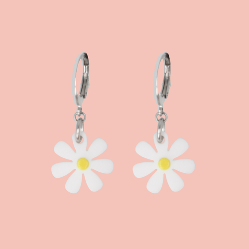 Daisy Me Rollin' Huggie Hoop Earrings